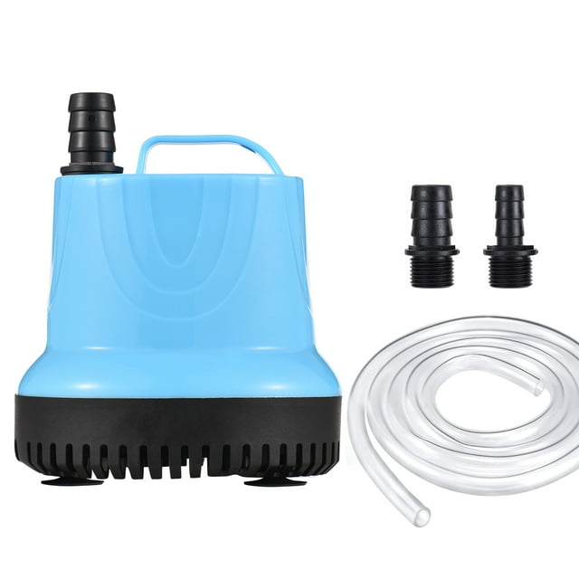 Mistaha 55W Submersible Water Pump with 4m Water Tubing and Dual Nozzles for Fish Tank/Garden Pond - Compact Design for Easy Concealment - Suitable for Various Applications