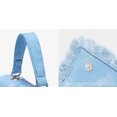 thumbnail image 5 of NANAHuang Fashion Denim Handbags for Women Y2k Shoulder Tote Purse Small Clutch Bag Mini Chain Crossbody Satchel with Tassels, 5 of 7