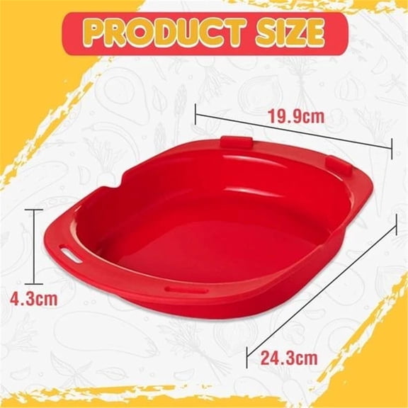 Silicone Microwave Omelet Maker Nonstick Egg Poacher & Cooking Tray for Quick Breakfasts, Space-Saving Kitchen Gadget