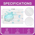 thumbnail image 4 of Sea Turtle Placemats Set of 4,Ocean Reptile Tortoise Placemats for Dining Table,Coastal Wood Grain Nautical Beach Teal Blue Washable Fabric Decoration Table Mats Placemat 18"x12", 4 of 4