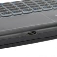thumbnail image 2 of Clavier intelligent sans fil A36, rétroéclairé, rechargeable, avec pavé tactile, 2 of 4