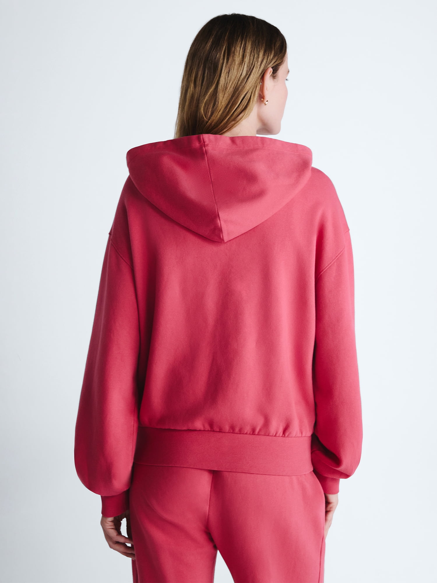 Scoop Women's and Women's Plus Mineral Wash Oversized Hoodie, Sizes XS-4X