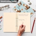 thumbnail image 5 of Wirebound Notebook Hardcover Spiral Notebooks Cute Otters in Various Poses, 60 Pages, 80 GSM, 5.7 x 8.3in, 5 of 7