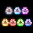 thumbnail image 6 of Car Motorcycle Triangle Warning Lights Flashing Aircraft Tail Lights Remote Control Color Changing Slow, 6 of 9