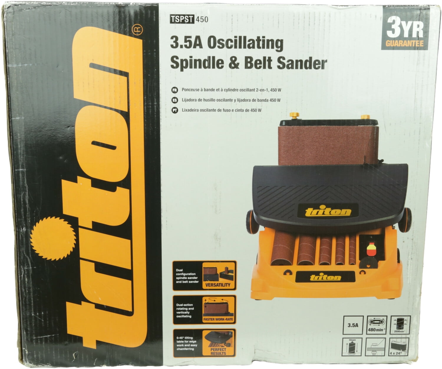 Triton 3.5A Oscillating Spindle And Belt Sander Combination Disc & TSPST450 Walmart Canada