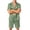 Green, variant on Pjs for Men Mens Short Pajamas Set Button Up Pajamas Men's Pajama Sets Men Pj Plaid Pajamas for Men Soft Short Sleeve Sleepwear Button Down Top and Shorts Pj 2 Piece Summer, Red, S