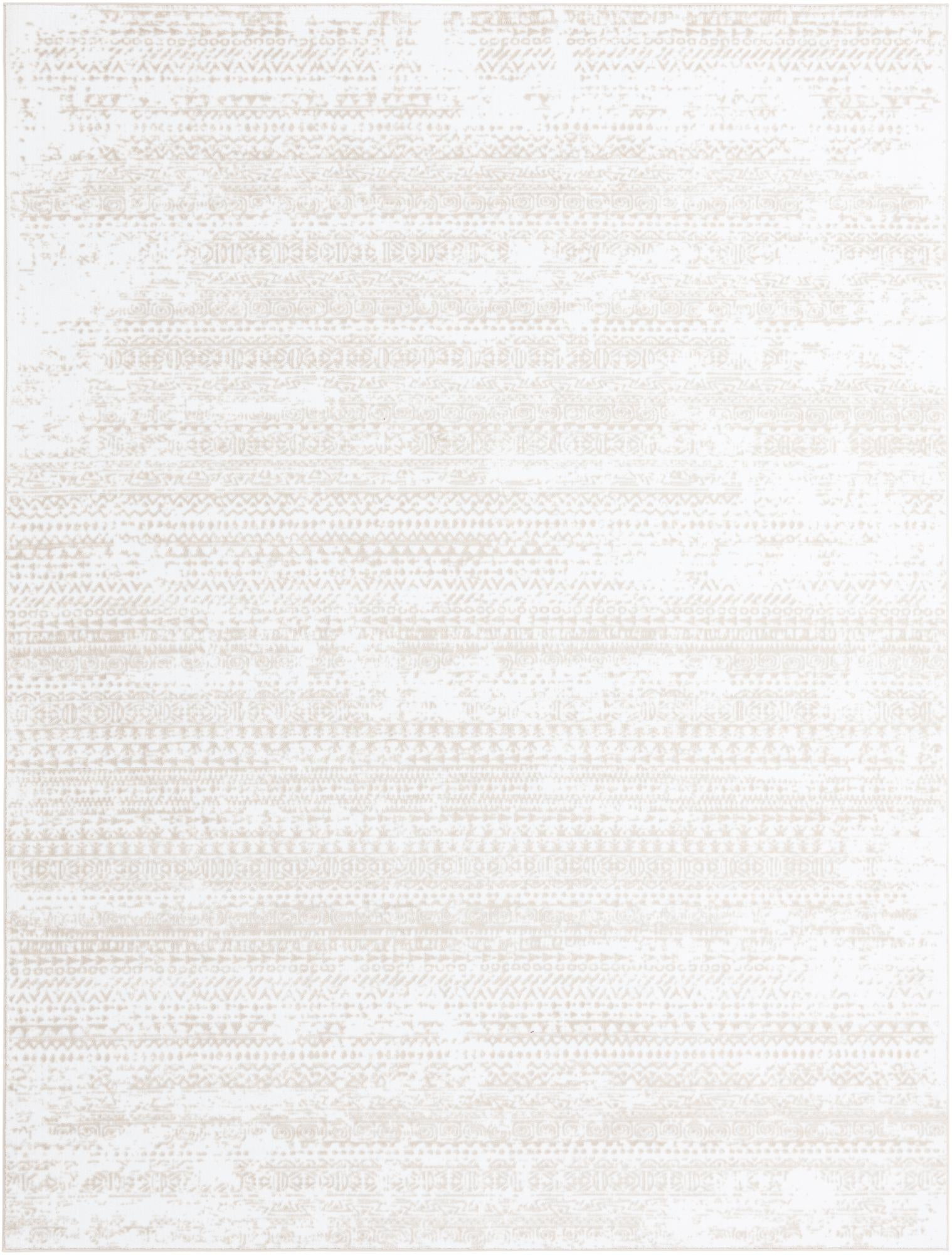 Unique Loom Pavilion Hermitage Rug ,Rectangle,9' 0" x 12' 0" Snow White