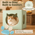 Stackable Cat Tree Stackable Hdpe Cat Tree Tunnelout 2-in-1 Playhouse For Indoor Cats ...
