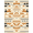 Beige, Pattern 2, variant on ODIKA 4'x6' Machine Washable Non-Slip Area Rug, Oriental Beige High Traffic Rug, Beige, 1085645