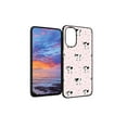 thumbnail image 1 of Compatible with Moto G 5G 2022 Phone Case, Cow-Print-Abstract-Art-Black-White-Pink-Cute7 Case Men Women, Flexible Silicone Shockproof Case for Moto G 5G 2022, 1 of 1