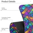 thumbnail image 4 of Yayeee Faucet Mat for Kitchen Sink 30" Diatomite Long Splash Guard Pad, Vibrant Stained Glass Pattern, 2 Pack, 4 of 7