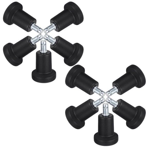 MLINS 10pcs Bell Glides Fixed Caster Pads Chair Glides Floor Glides Office Chair Wheel Replacement Bell Glides Fixed Feet For Office Chairs