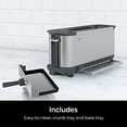 thumbnail image 2 of Ninja Foodi Four Grille-Pain en Acier Inoxydable à 2 Tranches, 1500 W, 2 of 9