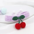 thumbnail image 5 of SPRING PARK Cat Collar Cute Woolen Yarn Hand Knitted Collar with Pendant Pet Adjustable Costume Puppy Accessories Scarf for Cats Small Dogs, 5 of 7
