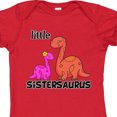 thumbnail image 4 of Inktastic Little Sistersaurus Girls Baby Bodysuit, 4 of 5
