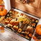 thumbnail image 5 of Felpudo con Diseño de Calabaza y Hojas de Arce Otoñales | Alfombra Decorativa para Entrada, Halloween y Acción de Gracias | Alfombra de Poliéster Suave para Baño, Cocina y Porche | Felpudo Lavable y, 5 of 6