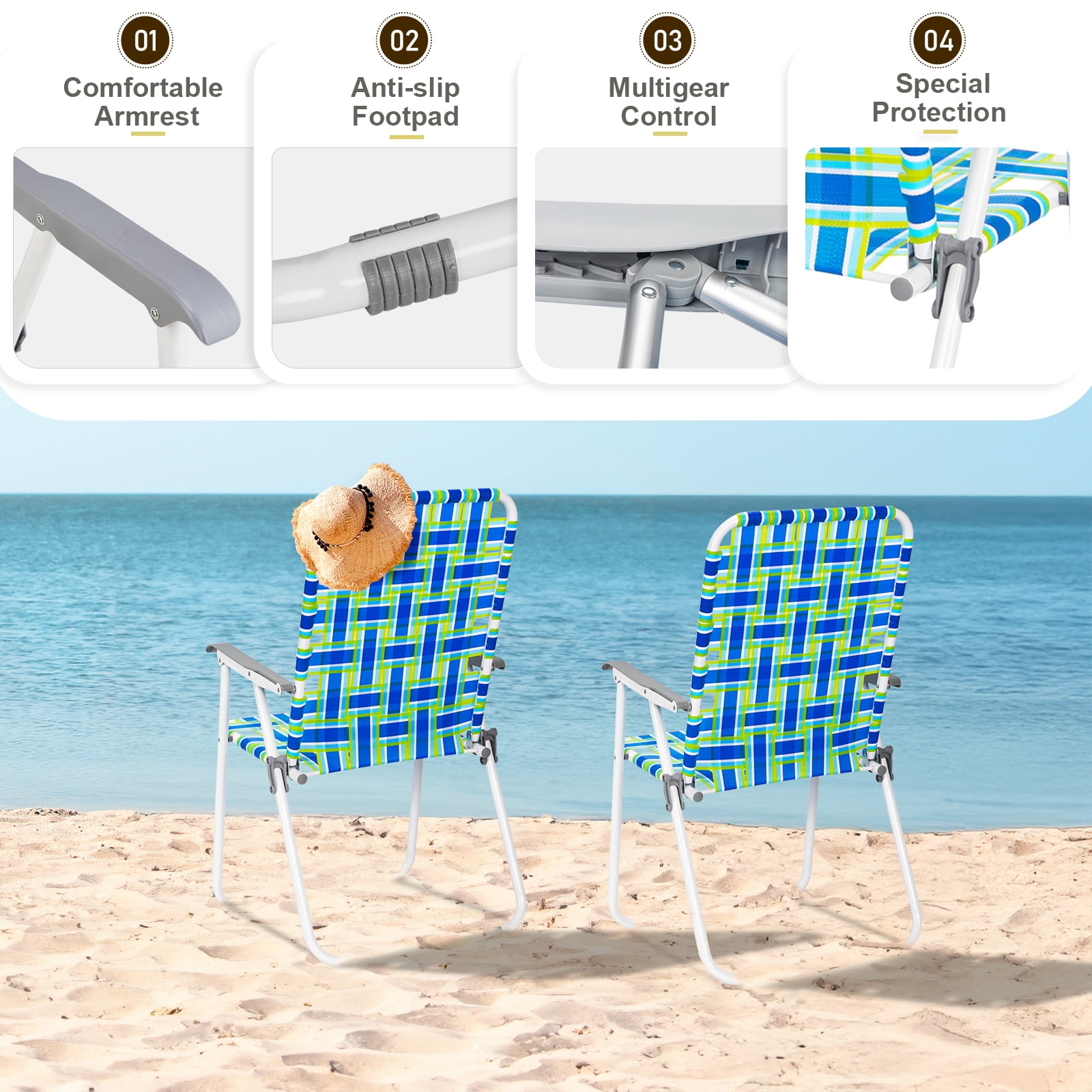 テーブル・チェア・ハンモック PFS LAWN CHAIR - LOW BACK BEACH CHAIR テーブル・チェア・ハンモック PFS LAWN CHAIR - LOW BACK BEACH
