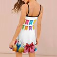 thumbnail image 2 of Happy Birthday Festive Celebration Picture Summer Dresses For Women A-line Dress Sleeveless Dress, 2 of 6