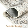 thumbnail image 3 of Garvee 9' x 12' Vintage Persian Area Rug Washable Large Rugs Floral Distressed Rug Low Pile Non-Slip Throw Rugs for Living Room Bedroom, Beige, 3 of 6