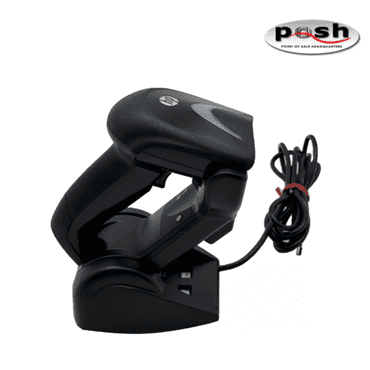 Restored HP Barcode Scanner HP4400W w/USB Kit & Charging Station (Refurbished)