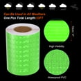 thumbnail image 3 of Uxcell Reflective Tape, 4" x 33 Ft Waterproof High Visibility Warning Safety Tape, Green, 3 of 6