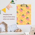 thumbnail image 5 of FMSHPON Cartoon Chick Strawberry Clipboard Hardboard Wood Nursing Clip Board and Pull for Standard A4 Letter 13x9 inches, 5 of 5