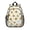 Sunflower White Pattern-1, variant on Sunflower and Cowprint White Pattern Backpack for School, Cute School Bag with Adjustable Shoulder Straps and Padded Back, 15"x11.42"x5.5"