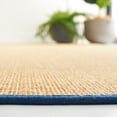 thumbnail image 4 of SAFAVIEH Martha Stewart Maximillian Solid Area Rug, Natural/Navy, 3' x 5', 4 of 7