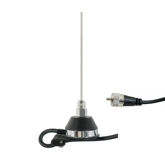 Share VHF Tunable Mobile Radio Antenna With Trunk Mount 17' Coaxial Cable PL259 1100T