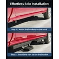 WhizMax Running Boards Compatible with 20192024 Chevy Silverado/GMC