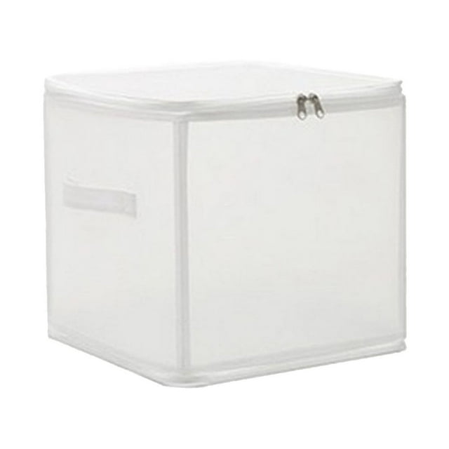 Boîte de Rangement Transparente Ensemble de 7 Pcs pour Vêtements Jouets Couettes en Coton Tri et Rangement Ménager
