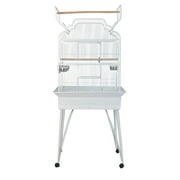 A and E Cage Co. Victorian Top Bird Cage-PureWhite