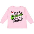 thumbnail image 3 of Inktastic Going Golfing with My Pawpaw- Kids Golf Boys or Girls Long Sleeve Toddler T-Shirt, 3 of 5