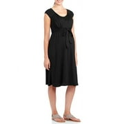 Maternity Nursing Cap Sleeve Wrap Dress--Perfect for Nursing