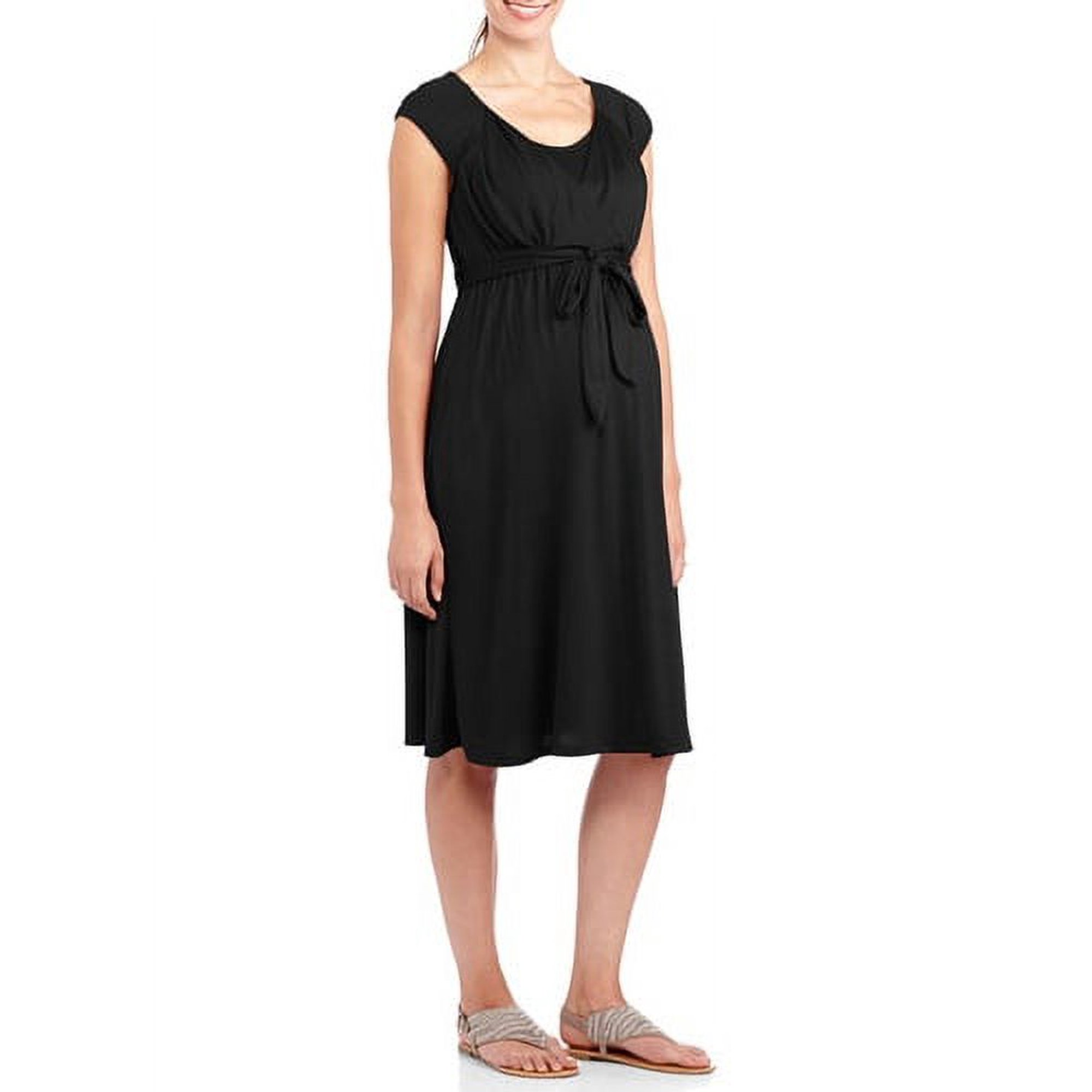 Maternity Nursing Cap Sleeve Wrap Dress--Perfect for Nursing