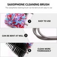 thumbnail image 5 of Weis 3pcs Saxophone Cleaning Brush Double-end Multipurpose Flexible Instrument Cleaner, 5 of 7