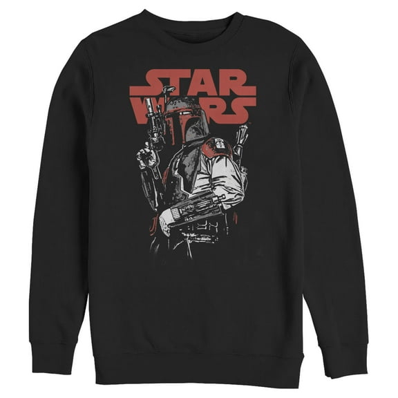 Men's Star Wars: A New Hope Boba Fett Grunge Bounty Hunter Sweatshirt