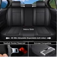 thumbnail image 5 of Fit for SUBARU OUTBACK 2010 Seat Cover, Black Car Seat Covers, Faux Leather Full Set of 5 Seats With a Headrest and Lumbar Support Non-slip, Beautify the Interior of Old Cars, 5 of 6