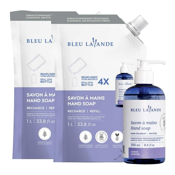 Bleu Lavande Lavender Hand Soap, 3-pack