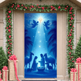 thumbnail image 2 of Religious Design Christmas Nativity Scene Decorative Banner for Holiday Event Indoor Decoration, 2 of 9