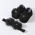 thumbnail image 4 of Biezeib Baby Girls Dress Socks Cute Flower Princess Socks and Headband Set for Toddler Infant Clothing Accessories, 4 of 6