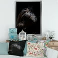 thumbnail image 3 of Designart 'Silhouette Of Horse and Woman' Farmhouse Framed Art Print, 3 of 4