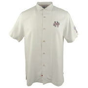MLB Rangers Swing Big Silk Camp Short Sleeve Shirt-R-M