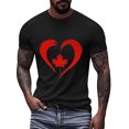thumbnail image 3 of Camisas de Manga Corta para las Mujeres Impresión de Manga Corta Cuello Redondo, Camisa Casual de Poliéster para las Mujeres, Lavado de Manos, 3 of 8