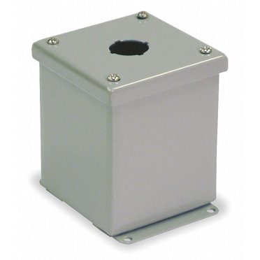 22mm Pushbutton Enclosure - Metal Die-Cast Control Station With 1 Hole