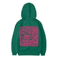 thumbnail image 4 of SonxaHe Girl's Hoodie Long Sleeve Letter Prints Long Sleeve Comfy Sports Pullovers Sweatshirt Green,Sized 12-24 M, 4 of 6