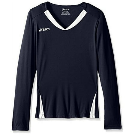 ASICS Girl's Girls Jr Centerline Jersey, Red/White, Medium