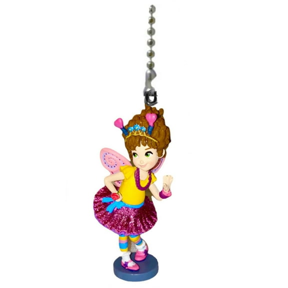 Fancy Nancy PVC Fan Lamp Light Pull Chain Figurine Figure Disney Junior 3” New