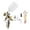 Gold, variant on Docooler LVLP 1.3mm Air Spray Kit 600cc Fluid Cup Gravity Feed Air Paint Sprayer Mini Handheld 360-degree Paint Spraying for Car Furniture Surface Wall Painting DIY Models