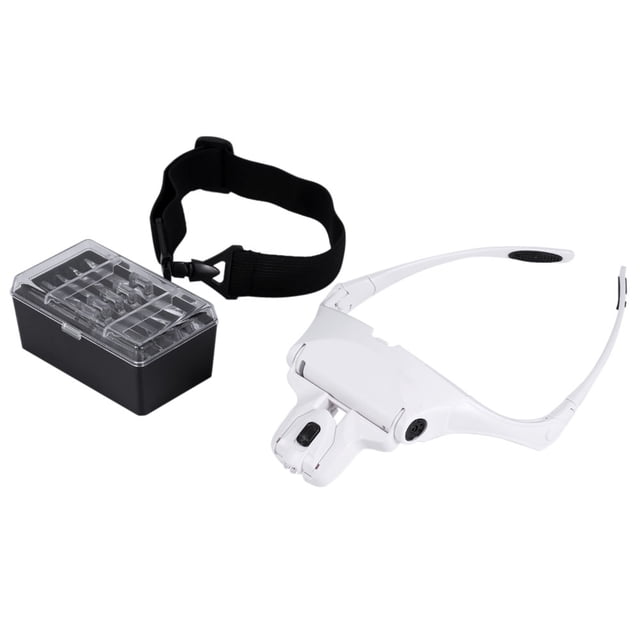 Oubit Eyelash Extension Magnifier,New 5 Lens Headset Headset Magnifier Magnifier Built for Professionals